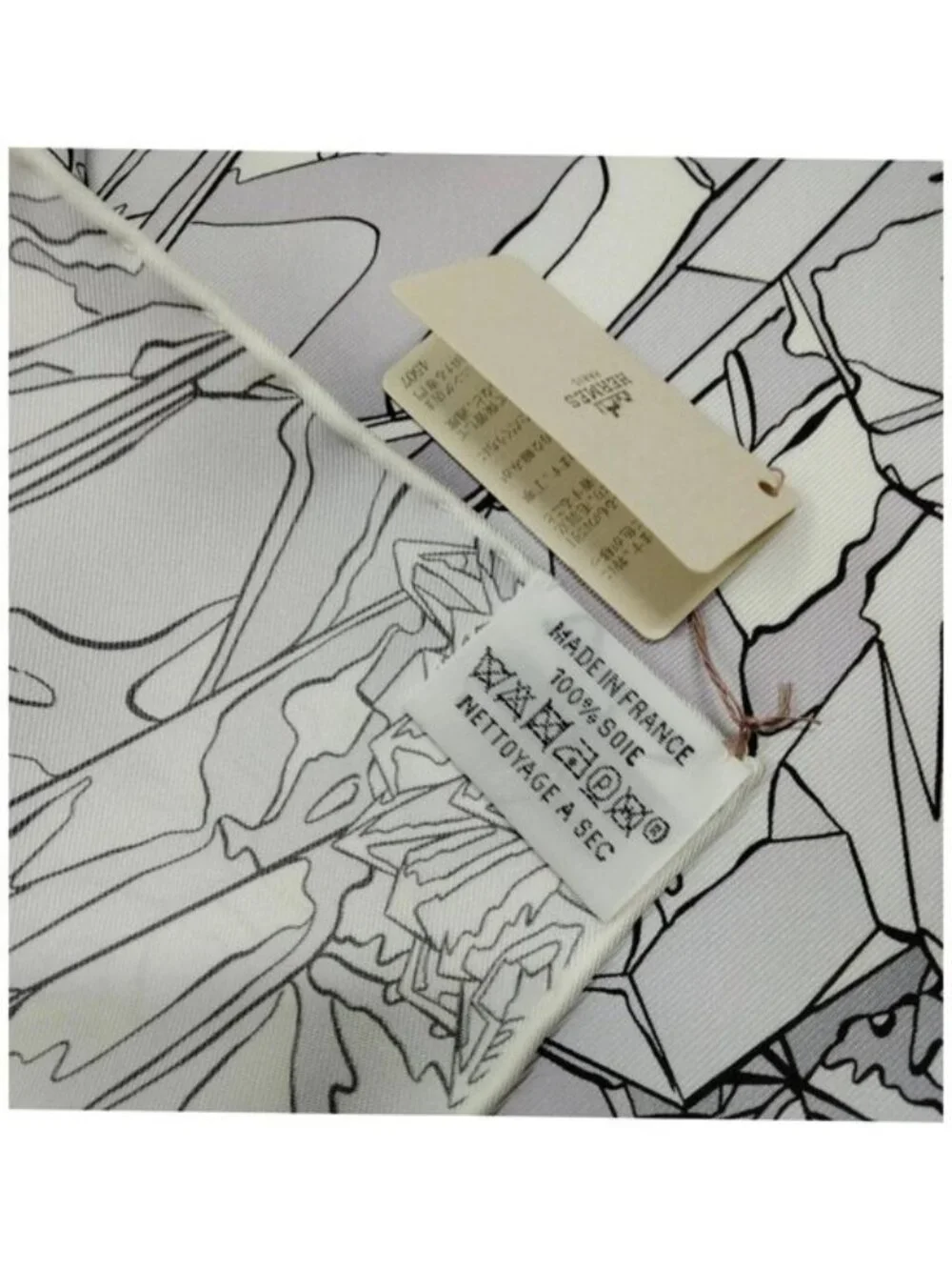 Authentic Hermès La Vallée de Cristal Carré 90 Silk Scarf